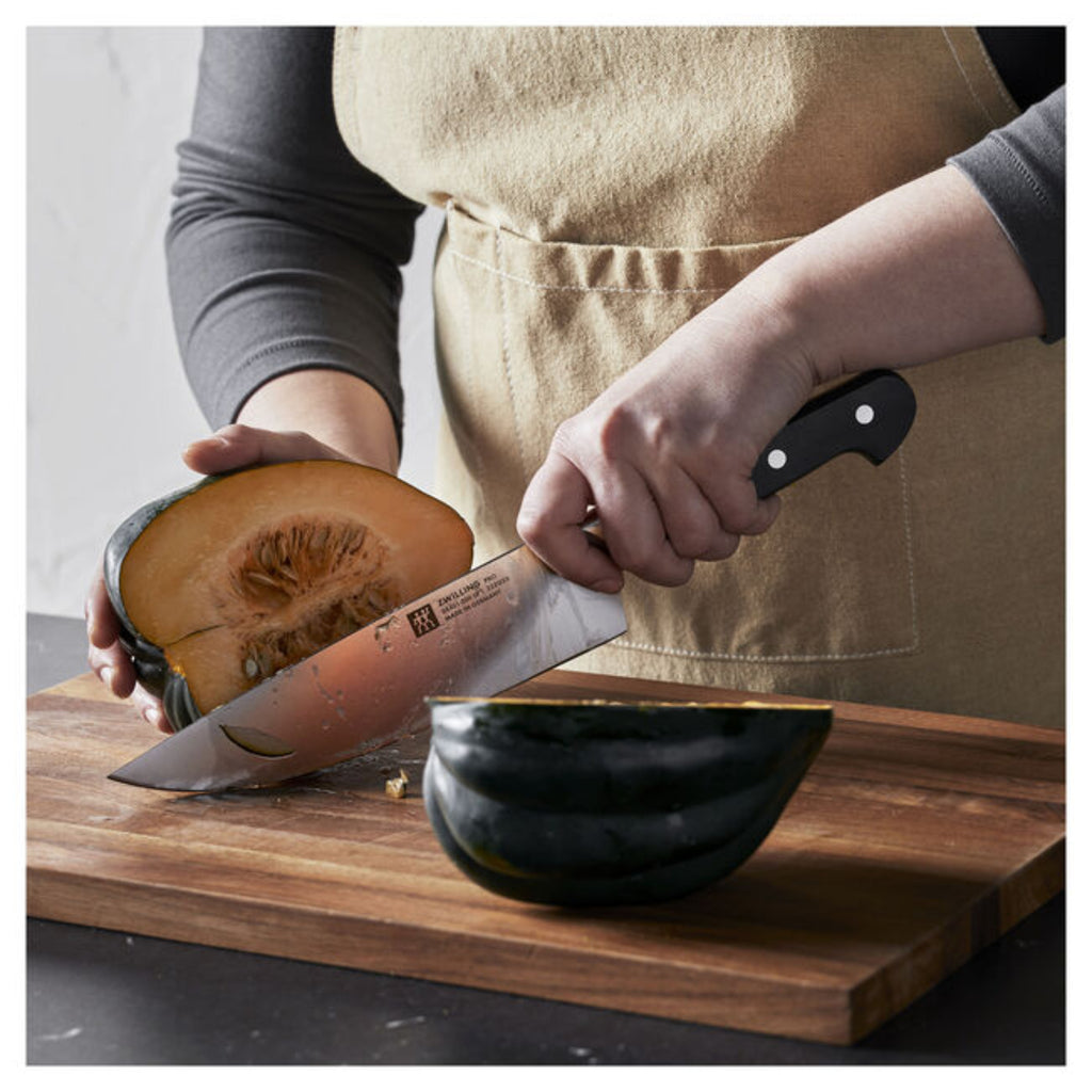 Zwilling 8" Chef Knife in use