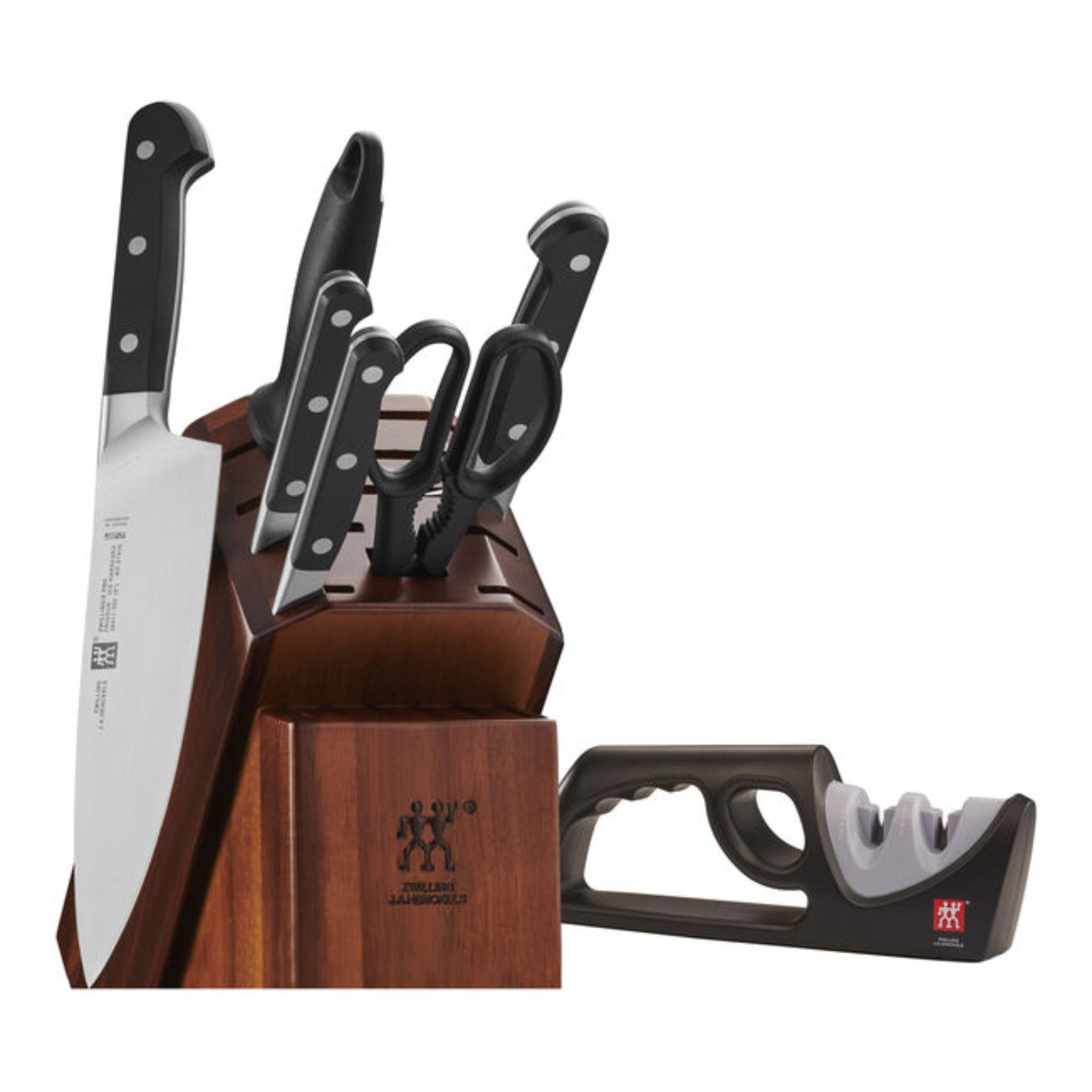 8 Pc. Knife Block Set w/Sharpener