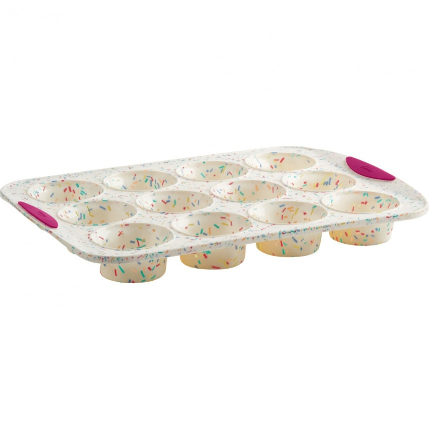 Silicone Muffin Pan - Confetti