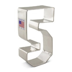 Number Five Cookie Cutter