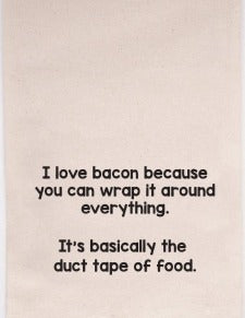 Dishtowel - Bacon Duct Tape