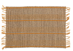 Placemat  - Bamboo w/ Stripes and Fringe