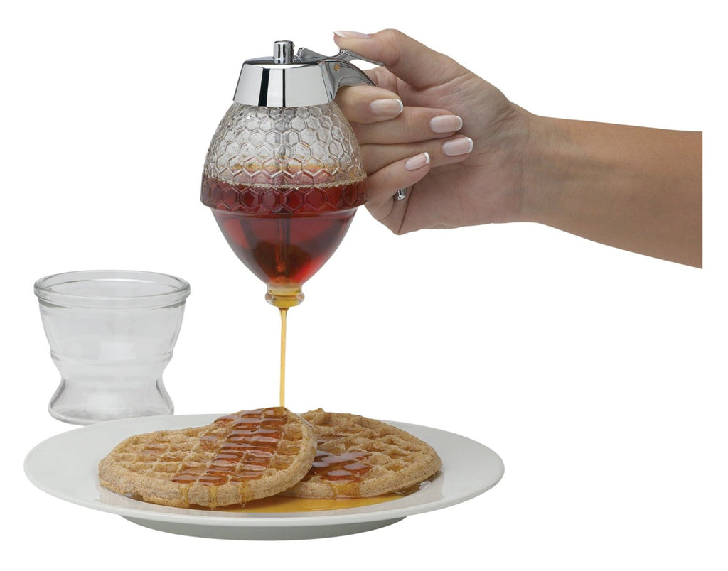 Syrup and Honey Glass Dispenser