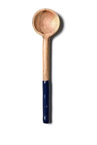 Navy Wood Slim Appetizer Spoon