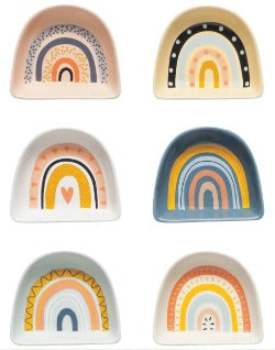Pinch Bowl Set of 6 - Rainbow