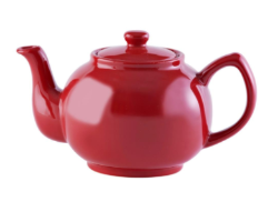 Red 6 Cup Teapot