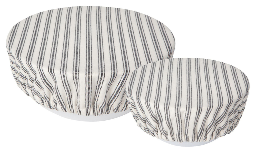 Bowl Cover Set - Ticking Stripe