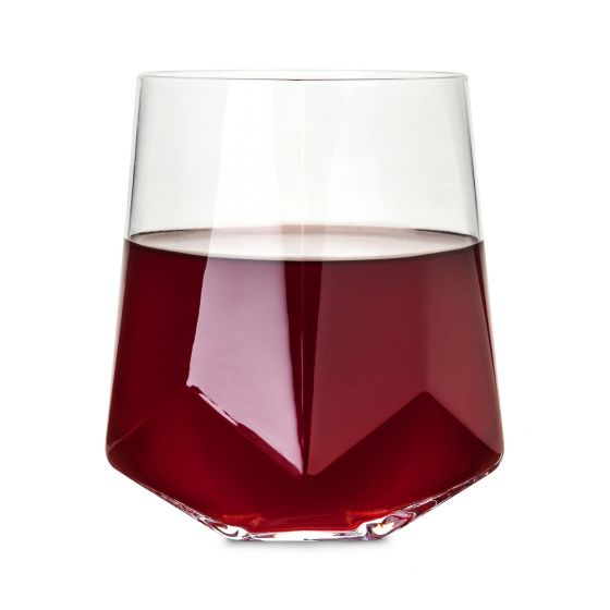 Faceted Wine Glasses