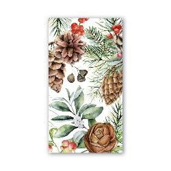 Hostess Napkin - White Spruce